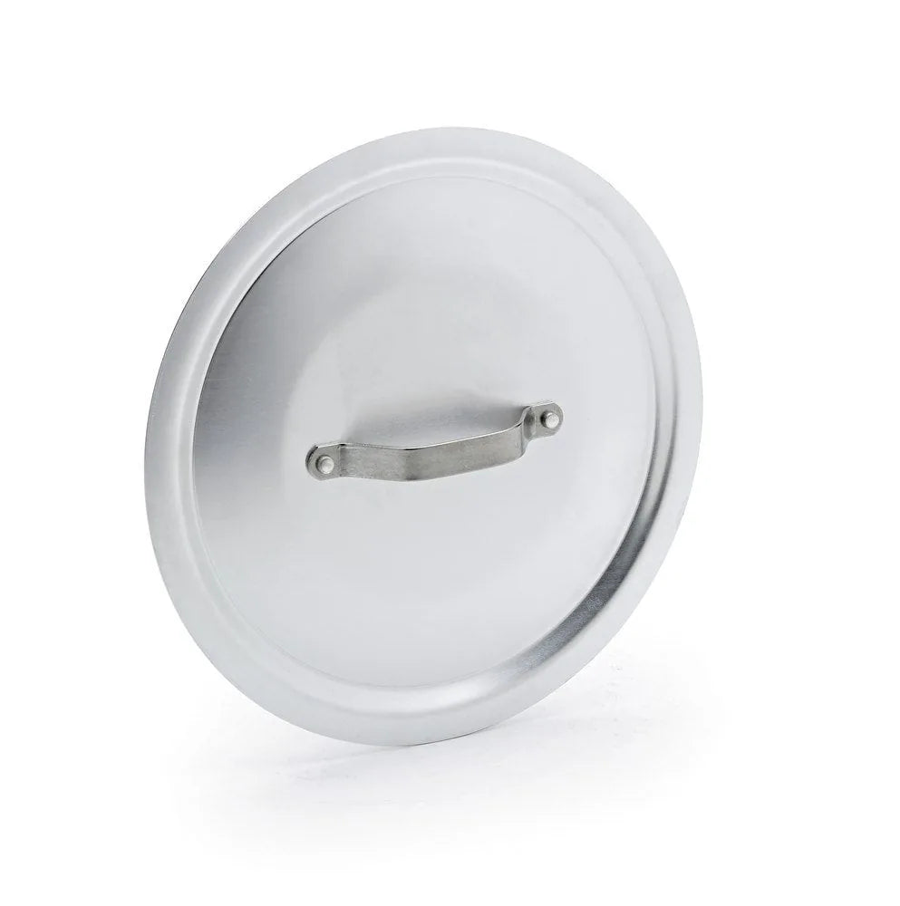 Pentole Agnelli coperchio alluminio 24cm linea Hotel con manicatura acciaio inox