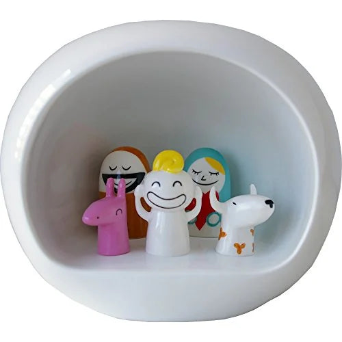 Alessi — White Nativity Scene | Porcelain Decoration — Alessi