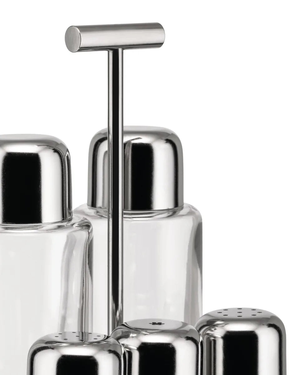 Alessi — Cactus | Stainless Steel Condiment Set