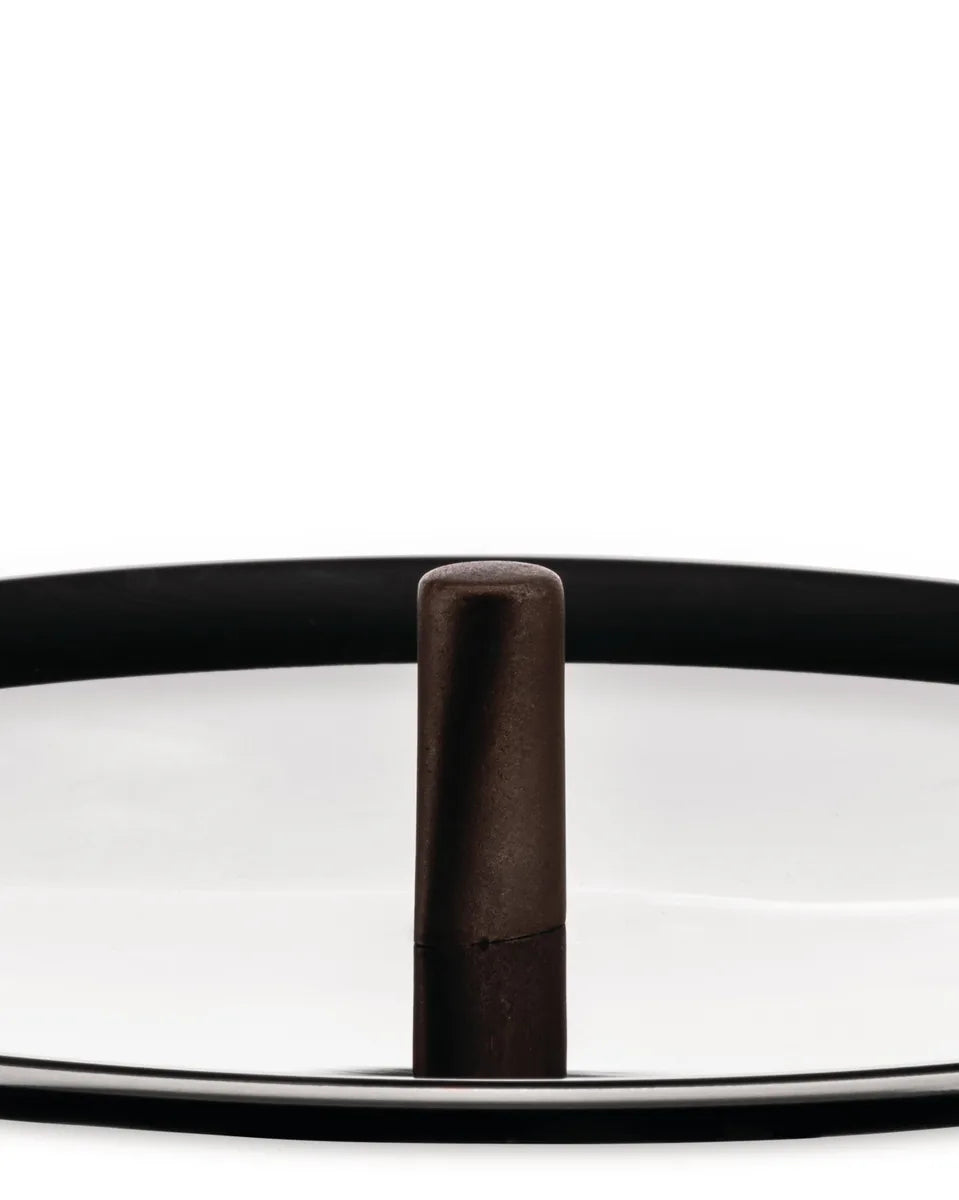 Alessi — Edo PU200 | Coperchio Ø28cm Acciaio/Marrone Urquiola