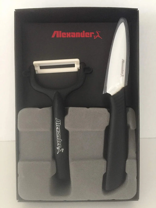 Alexander — Set Spelucchino e Pelaverdure | Ceramica — Alexander