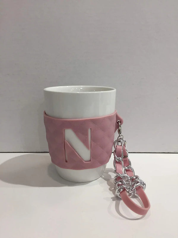 Baci Milano — Mug Rosa Lettera N | Tazza Made in Italy — Baci Milano