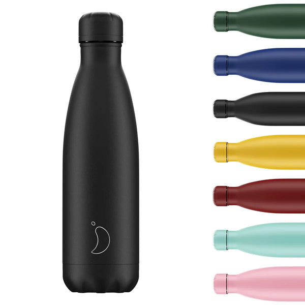 Chilly's — Bouteille isotherme noire | Gourde isotherme — Chilly's