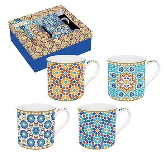 Easy Life - Set de 4 tasses | Tasses à café en porcelaine — Easy Life