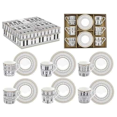 Easy Life — Set de 6 tasses | Tasses à café en porcelaine — Easy Life