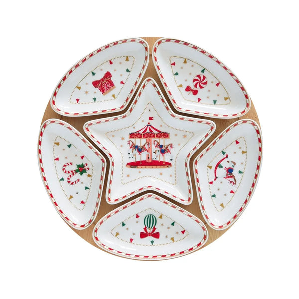 Easy Life — Service apéritif de Noël | Bols en porcelaine — Easy Life