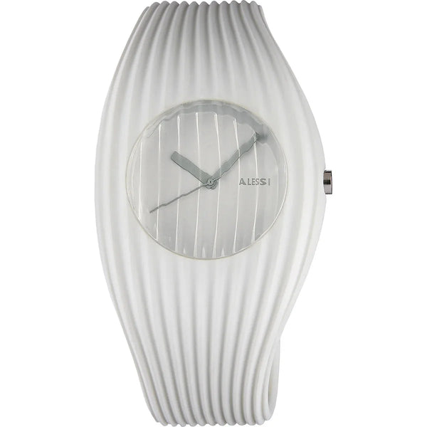 Alessi — Grow Watch AL26004 | Reloj de pulsera de poliuretano blanco — Alessi
