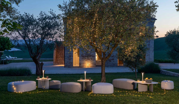Flou — Pierre Outdoor C | Pouf Designstudio Contromano — Flou