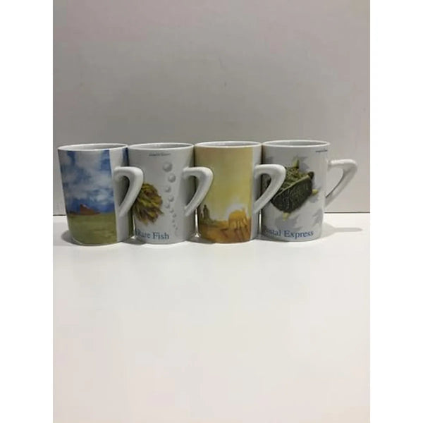Stilmobili — Becher mit verschiedenen Dekoren | Keramiktassen-Set — Stilmobili S.A.S.
