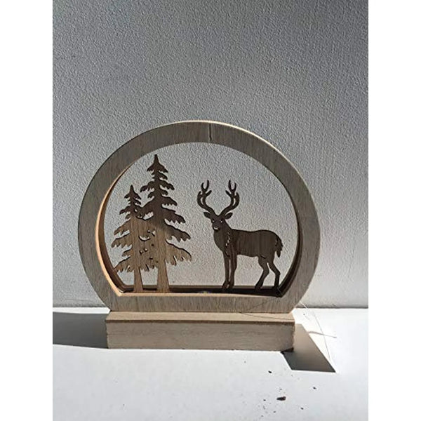 Mascagni — Rentier LED | Weihnachtsdekoration aus Holz — Mascagni