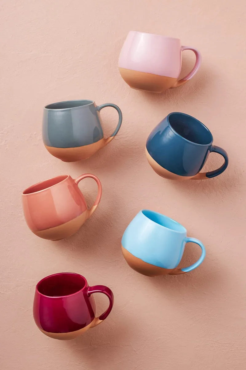 Maxwell & Williams tazza Eclipse in ceramica rossa 450ml - Stilmobili