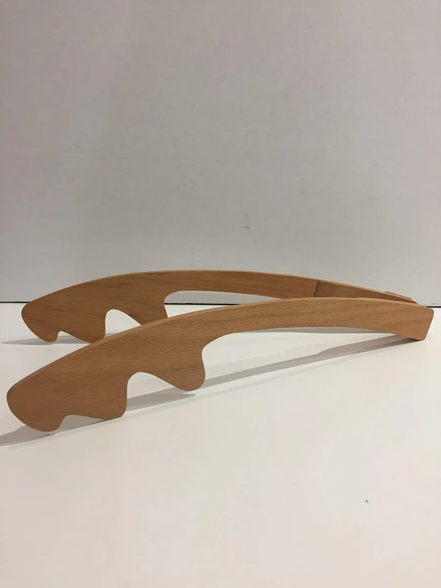 Legnomagia Pinza Insalata in Legno Foglia - utensile da tavola in legno naturale