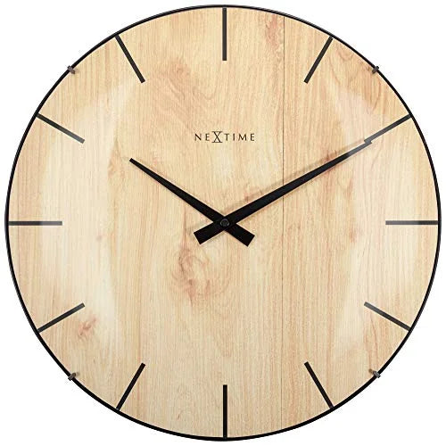 NeXtime — Edge Wood Dome | Orologio da Parete — NeXtime