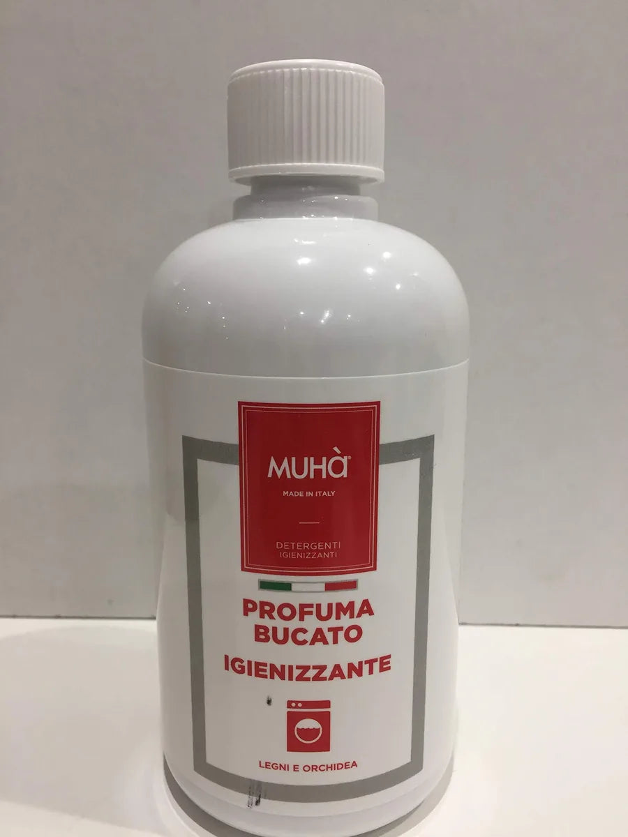 Muhà Profuma Bucato Lavatrice 400ml Legni e Orchidea - fragranza profumazione bucato