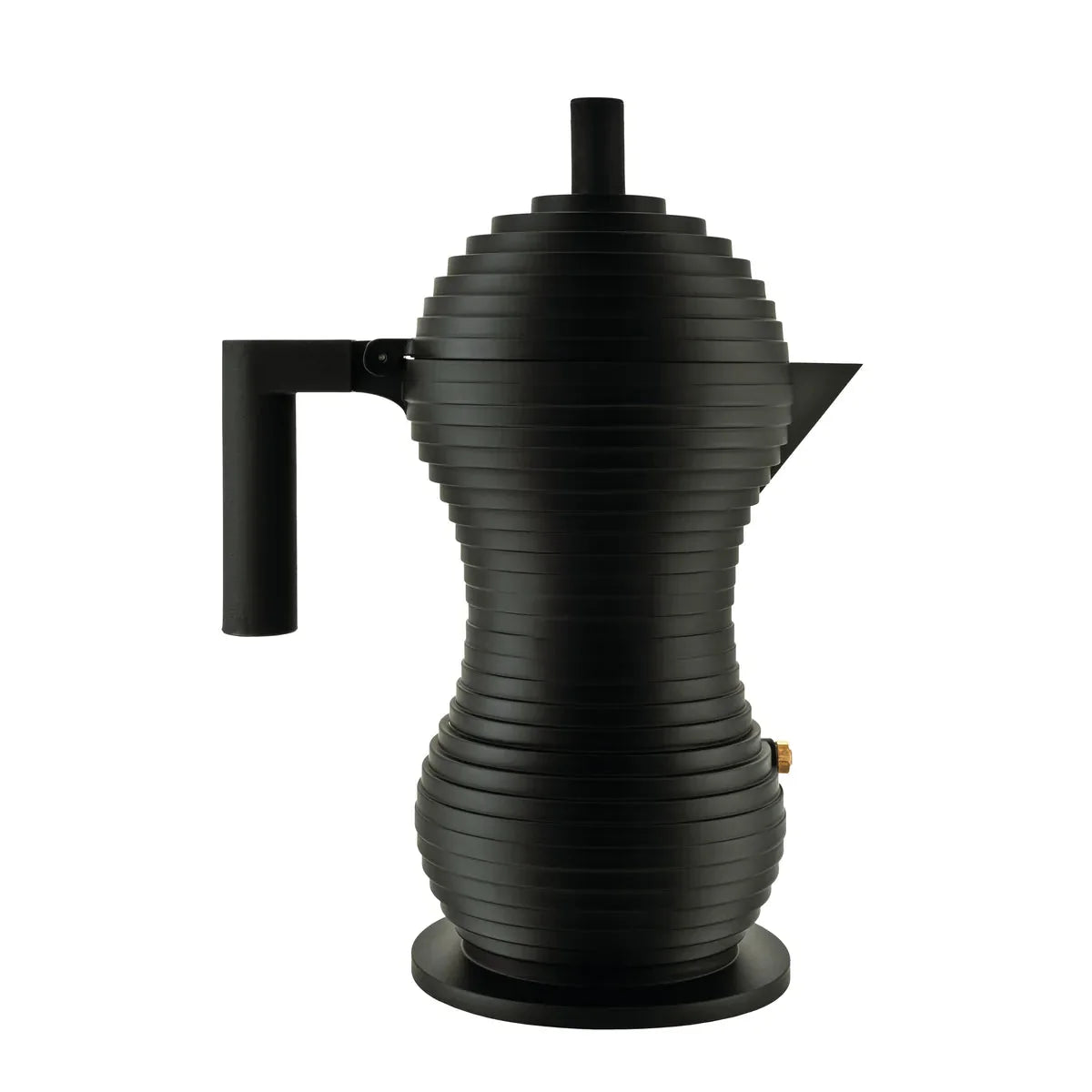 Alessi — Pulcina MDL02/6 MDL02/6 BB | Caffettiera in alluminio nero 6