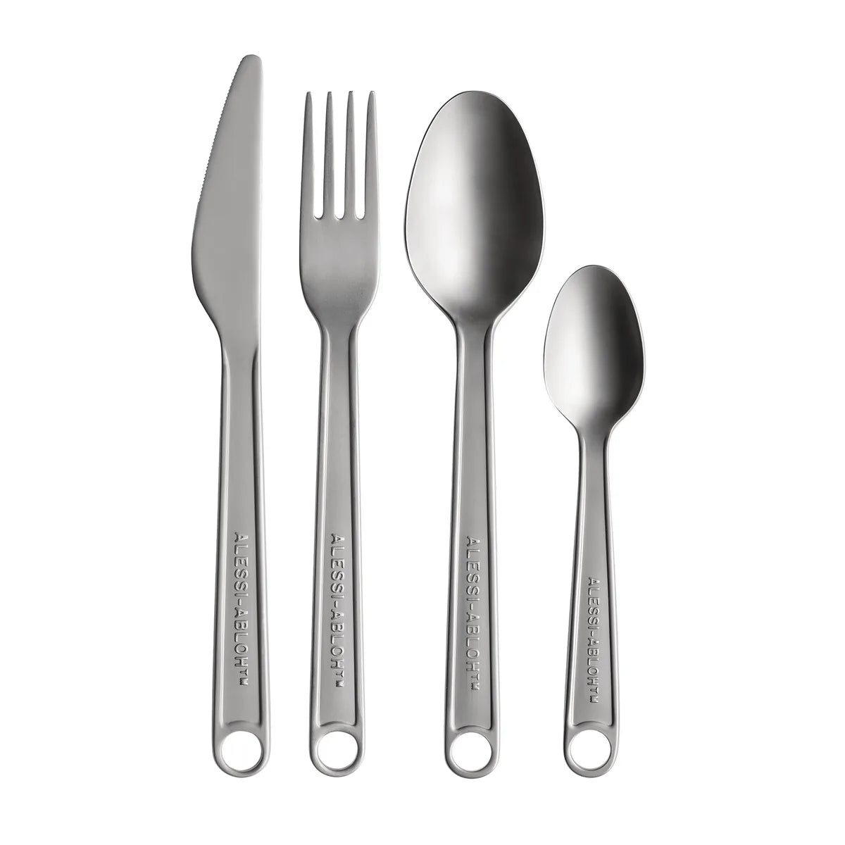 Alessi — VA02S4 | Conversational Objects, posate Virgil Abloh — design italiano Alessi