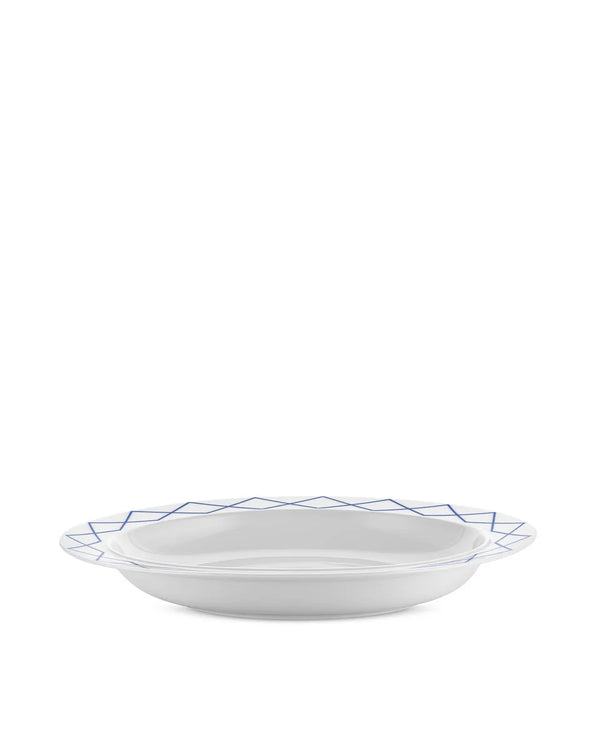 Alessi — ES22/22 ES22/22 38 | Ovaler Teller Sottsass La Bella Tavola — Alessi