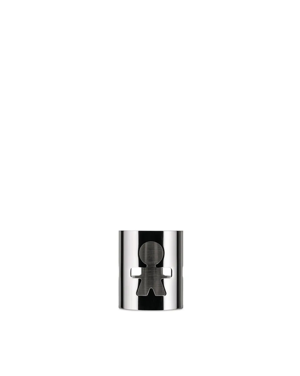 Alessi — Girotondo AKK10 M | Portatovagliolo traforato in acciaio — design italiano Alessi