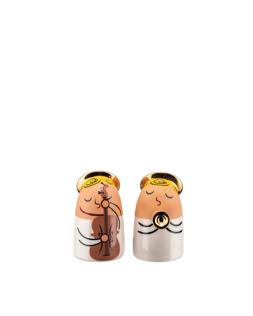 Alessi — Angels Band AMGI26SET1 | Statuine di Natale in porcellana Gia — design italiano Alessi