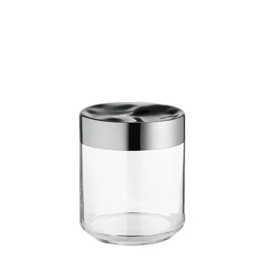 Alessi — Julieta LC08 | Barattolo ermetico vetro e acciaio — Alessi