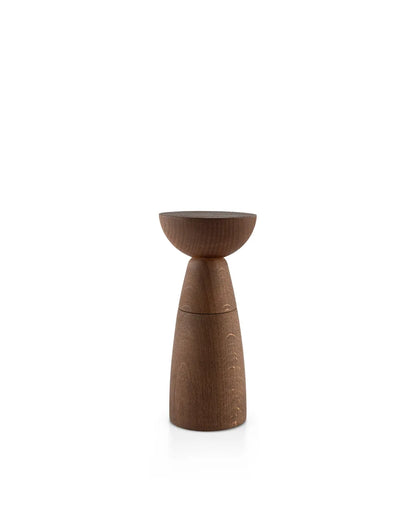 Alessi — Oaxaca MDL23 | Set condimenti in legno di faggio bruno — design italiano Alessi