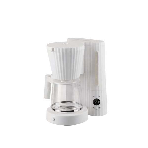 Alessi — Plissé MDL14W MDL14W/US | Caffettiera Filtro De Lucchi Bianco — Alessi