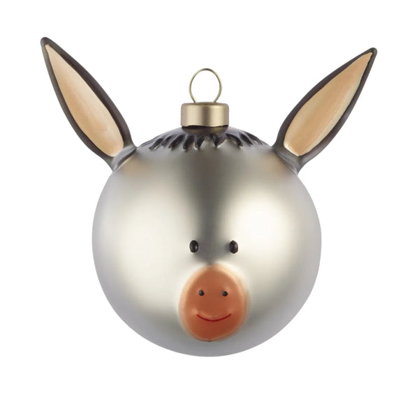 Alessi — AMJ13 5 | Asinello, sfera natalizia in vetro soffiato — Alessi