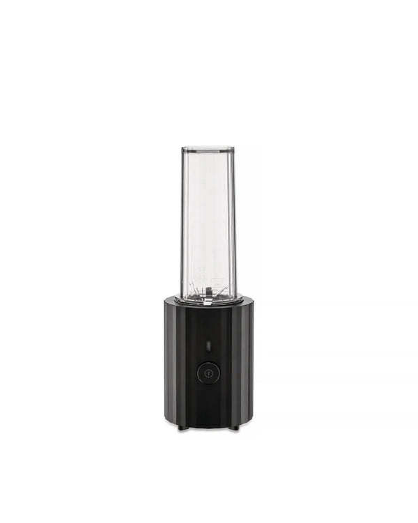 Alessi — Plissé MDL17B MDL17B/USA | Black resin personal blender — Alessi