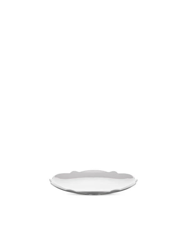 Alessi — Dressed MW01/5 | Vit desserttallrik i porslin — Alessi