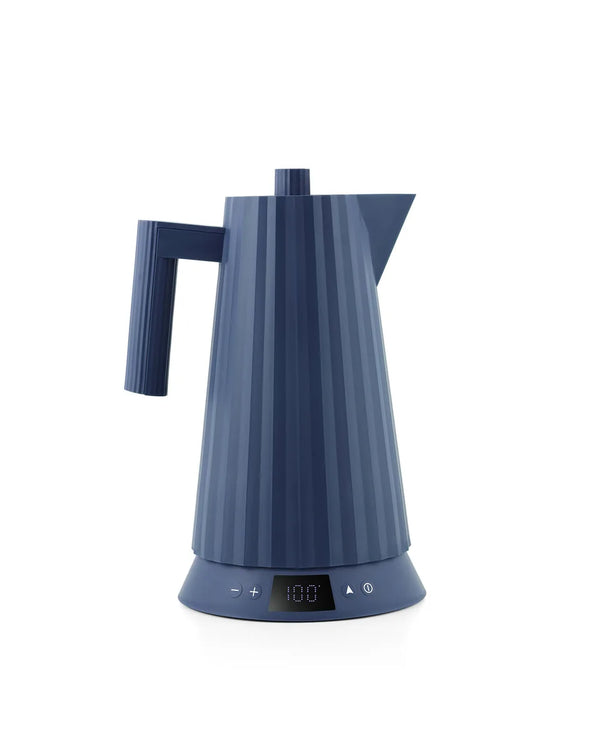 Alessi — Plissé MDL21 MDL21 DAZ | Blue De Lucchi electric kettle — Alessi