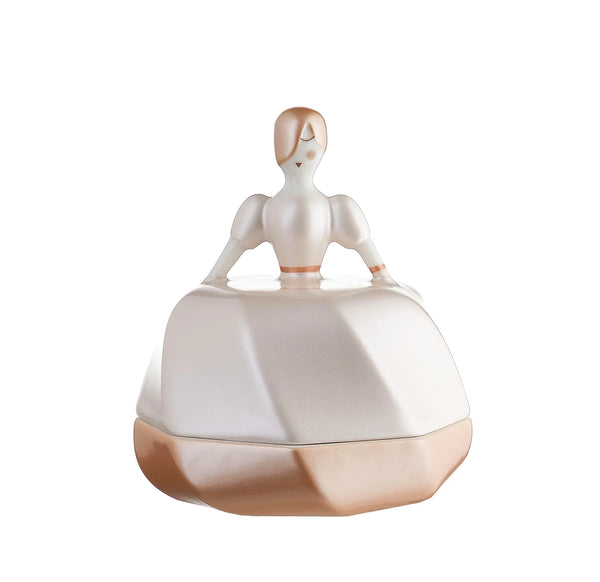 Alessi — AAA02 P | La petite mariée, bomboniera in porcellana rosa — Alessi