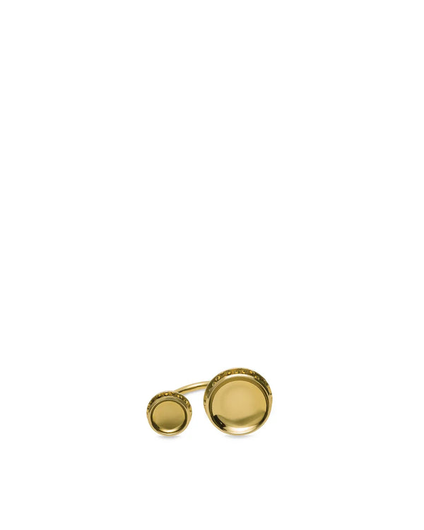 Alessi — Acta ESA03 ESA03 1S | Anello in acciaio PVD oro Salmistraro — Alessi