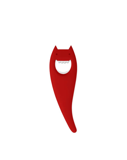 Alessi — Diabolix ABC01 R | Apribottiglie in resina rosso — design italiano Alessi