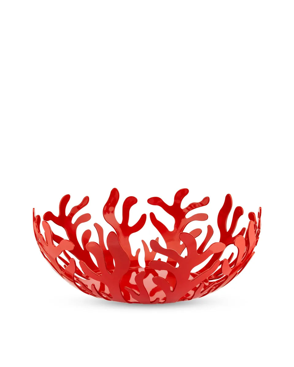Alessi — Mediterraneo ESI01/29 ESI01/29 R | Fruttiera in acciaio rosso — design italiano Alessi