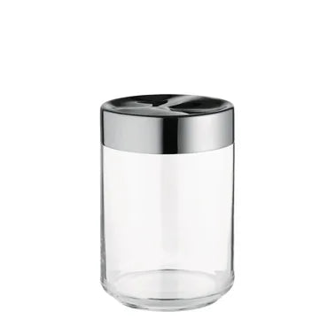 Alessi — Julieta LC09 | Barattolo ermetico vetro e acciaio — Alessi