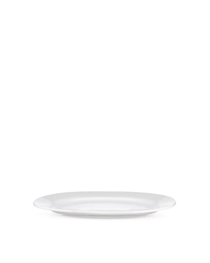 Alessi — PlateBowlCup AJM28/22 | Piatto ovale in porcellana Jasper Mor — design italiano Alessi