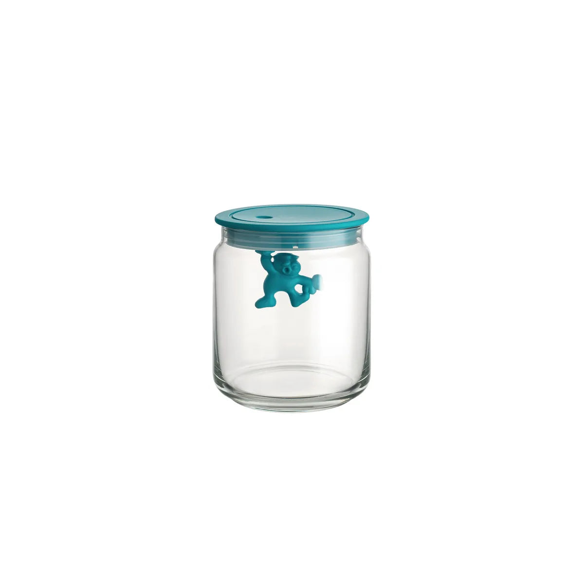 Alessi — Gianni AMDR04 AMDR04 AZ | Barattolo ermetico vetro azzurro — design italiano Alessi