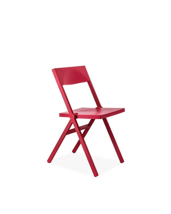 Alessi — Piana ASPN3027 | Klappstuhl Chipperfield aus rotem Kunststoff — Alessi