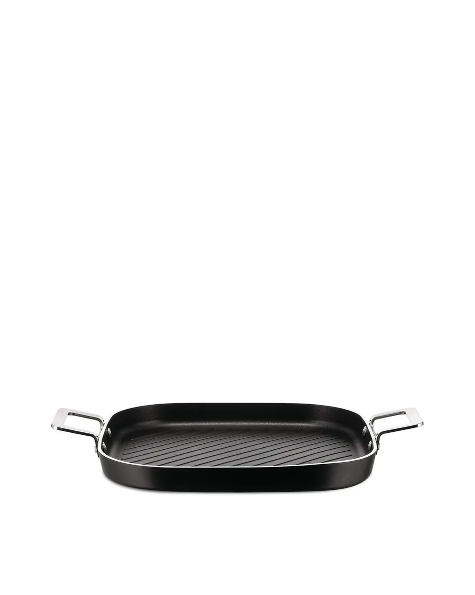 Alessi — JM304 B | Bistecchiera antiaderente ceramica Jasper Morrison — design italiano Alessi