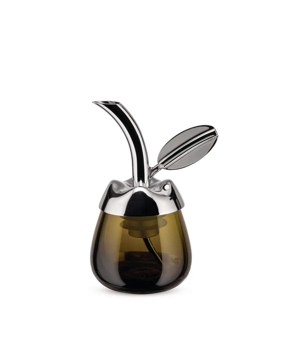Alessi — Fior d'olio MSA32 | Tappo versatore in acciaio e vetro — design italiano Alessi