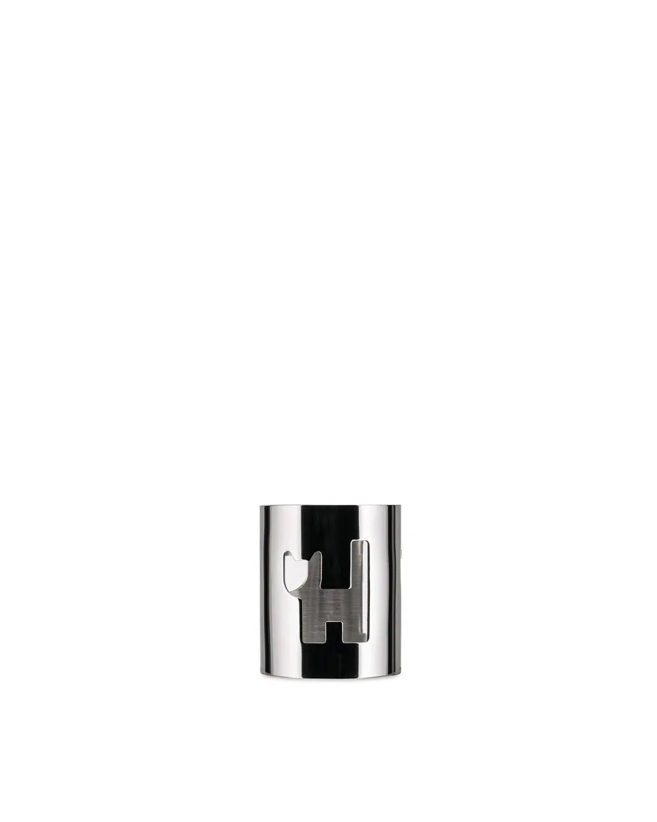 Alessi — Girotondo AKK10 C | Portatovagliolo gatto in acciaio — design italiano Alessi