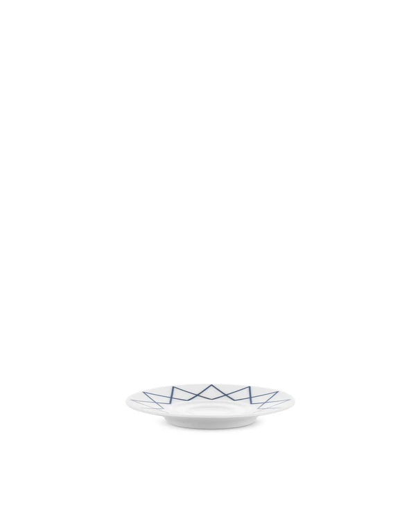 Alessi — ES22/77 | Kaffeetassenuntertasse Sottsass aus Porzellan — Alessi