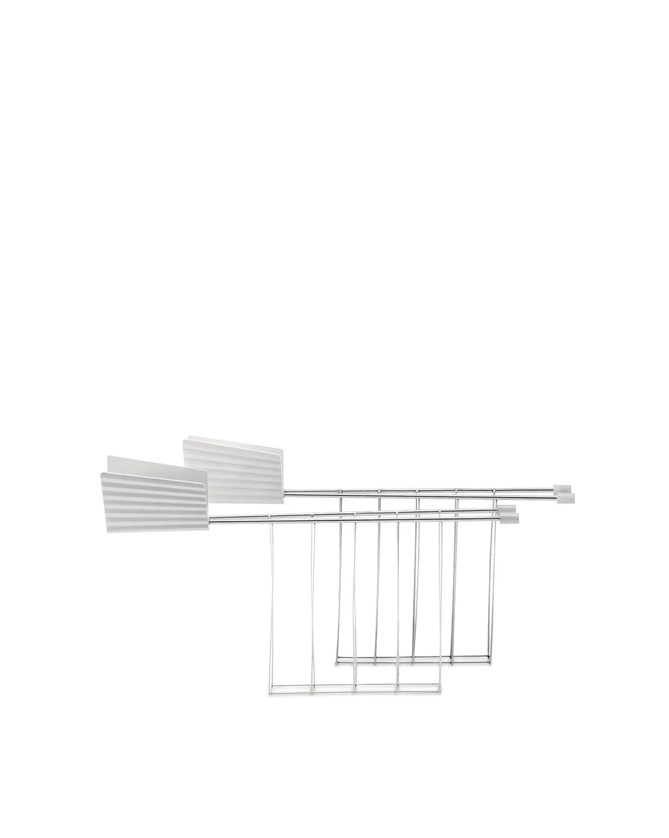Alessi — Plissé MDL08RA W | Pinze da tostapane De Lucchi — design italiano Alessi
