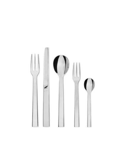 Alessi — Santiago DC05S5 | Set 5 posate Chipperfield in acciaio 18/10 — design italiano Alessi