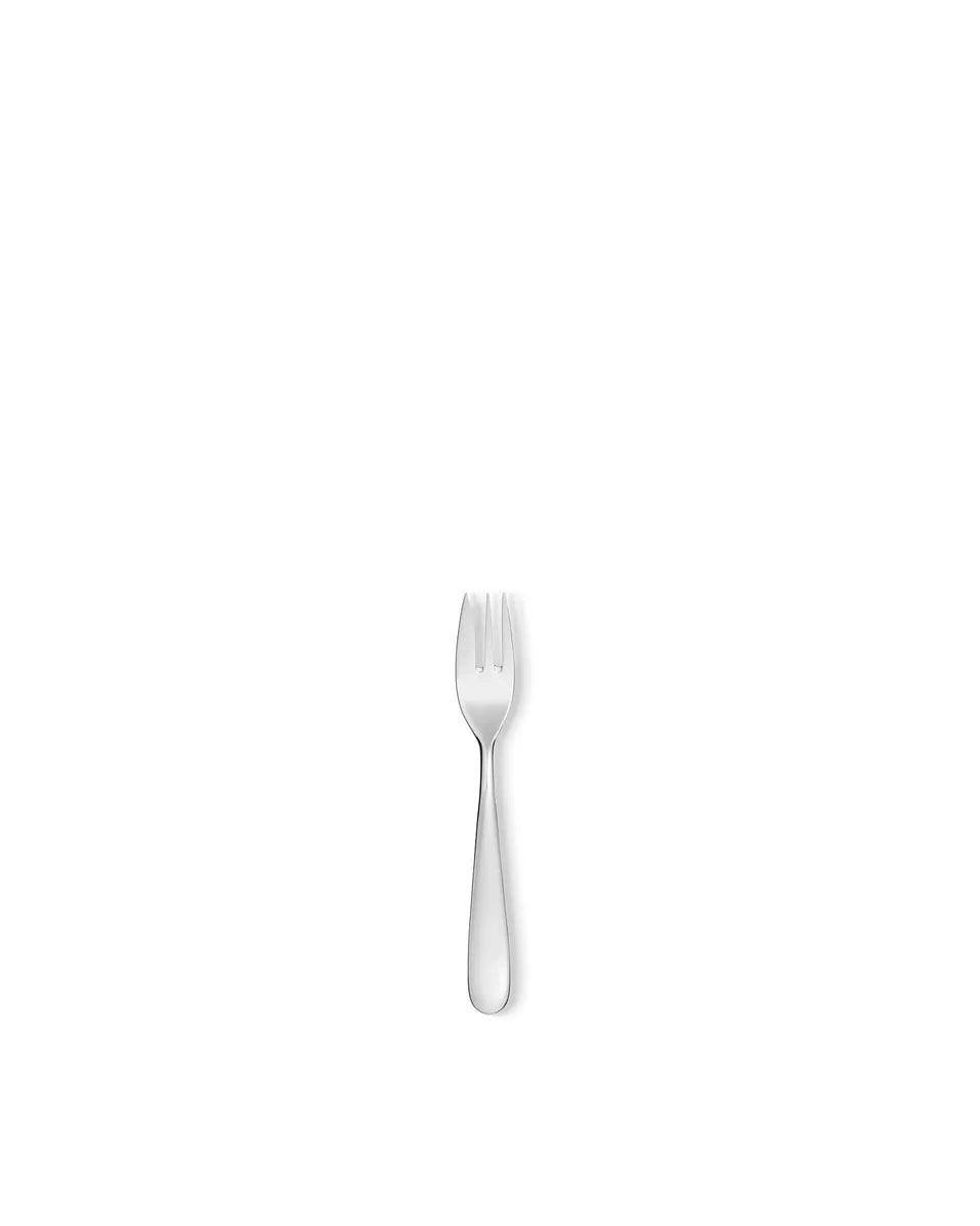Alessi — Nuovo Milano 5180/16 | Forchetta da dolce Sottsass 18/10 — design italiano Alessi