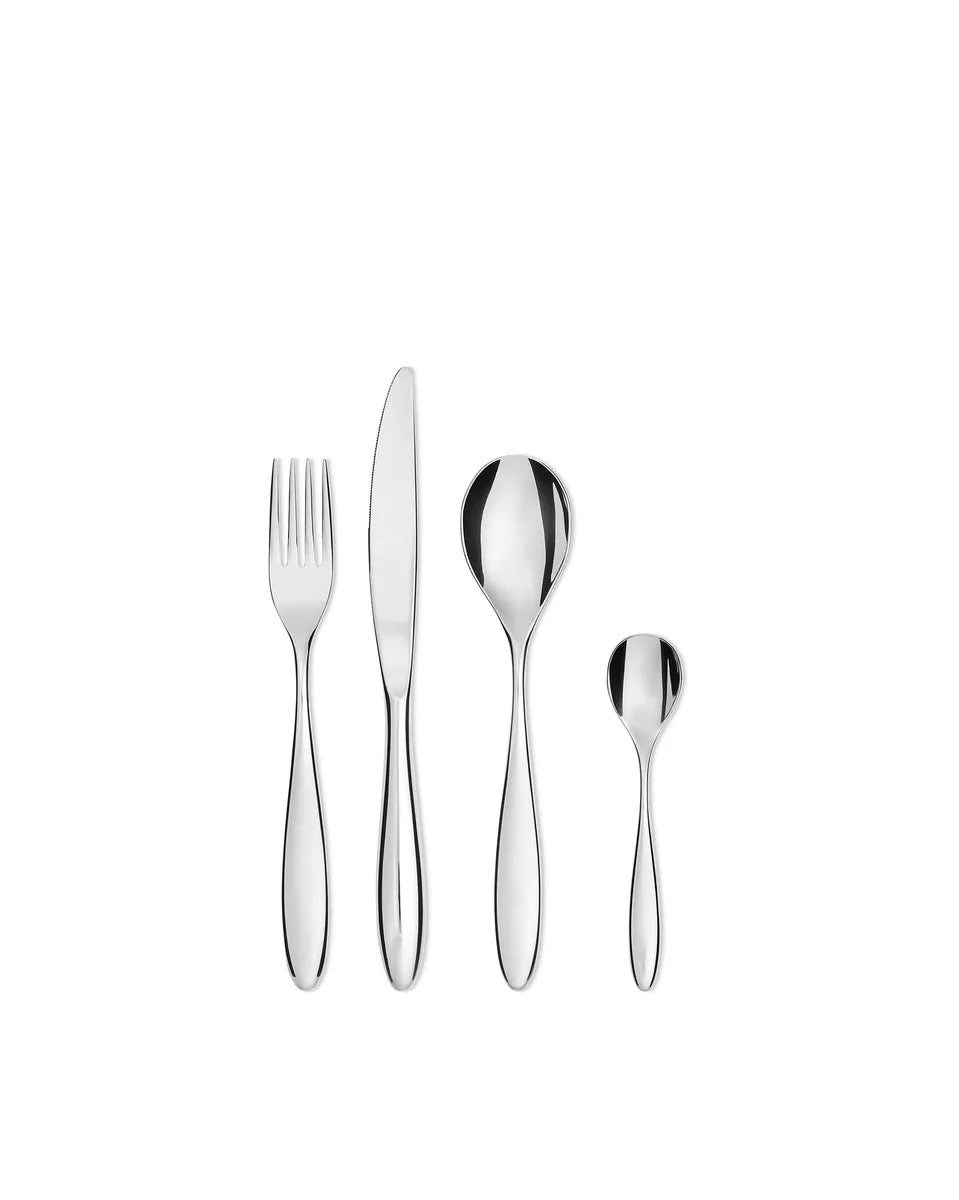 Alessi — Mami SG38S24M | Servizio 24 pz posate in acciaio 18/10 — design italiano Alessi