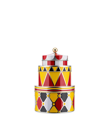 Alessi — Circus MW31S3 | Set tre scatole in banda stagnata Wanders — design italiano Alessi