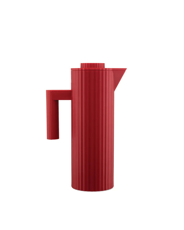 Alessi — Plissé MDL12 R | Carafe isotherme en résine rouge — Alessi
