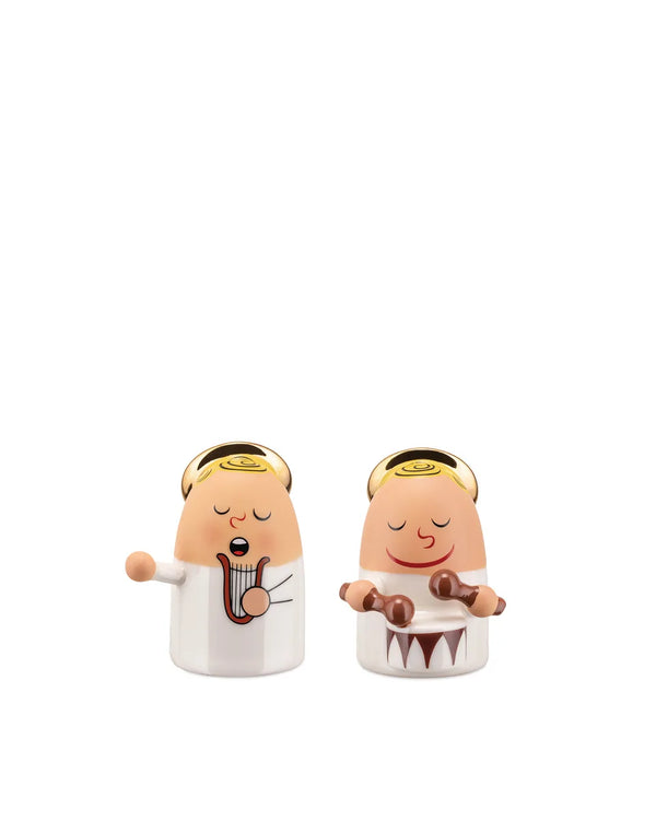 Alessi — Angels Band AMGI26SET3 | Statuine di Natale in porcellana dip — Alessi