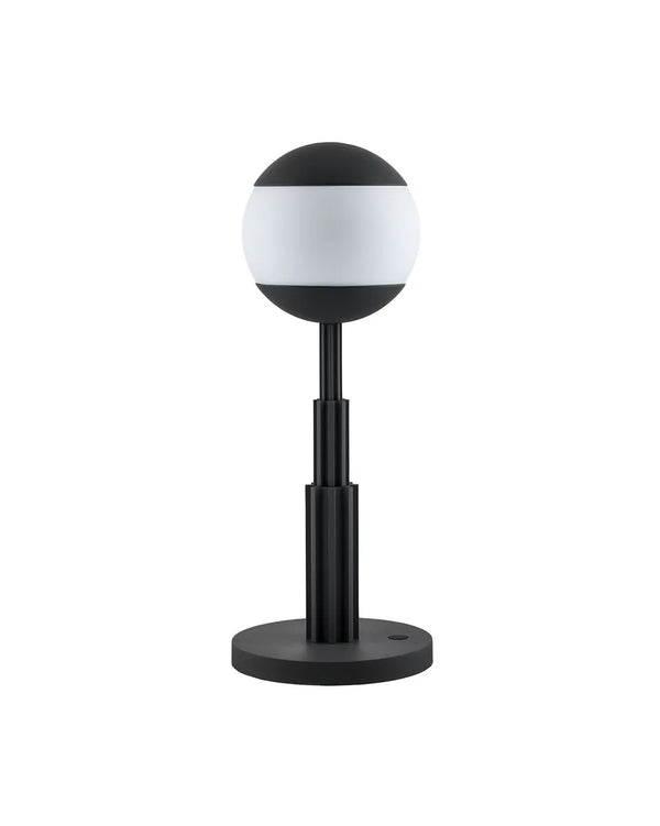 Alessi — AR04 B | Lampada da tavolo Aldo Rossi in alluminio nero — Alessi